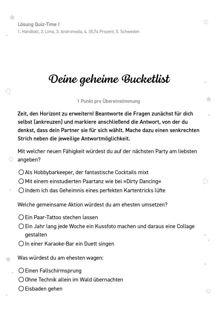 Weitere Ansicht: Das ultimative Duell für Paare | Lea Weber