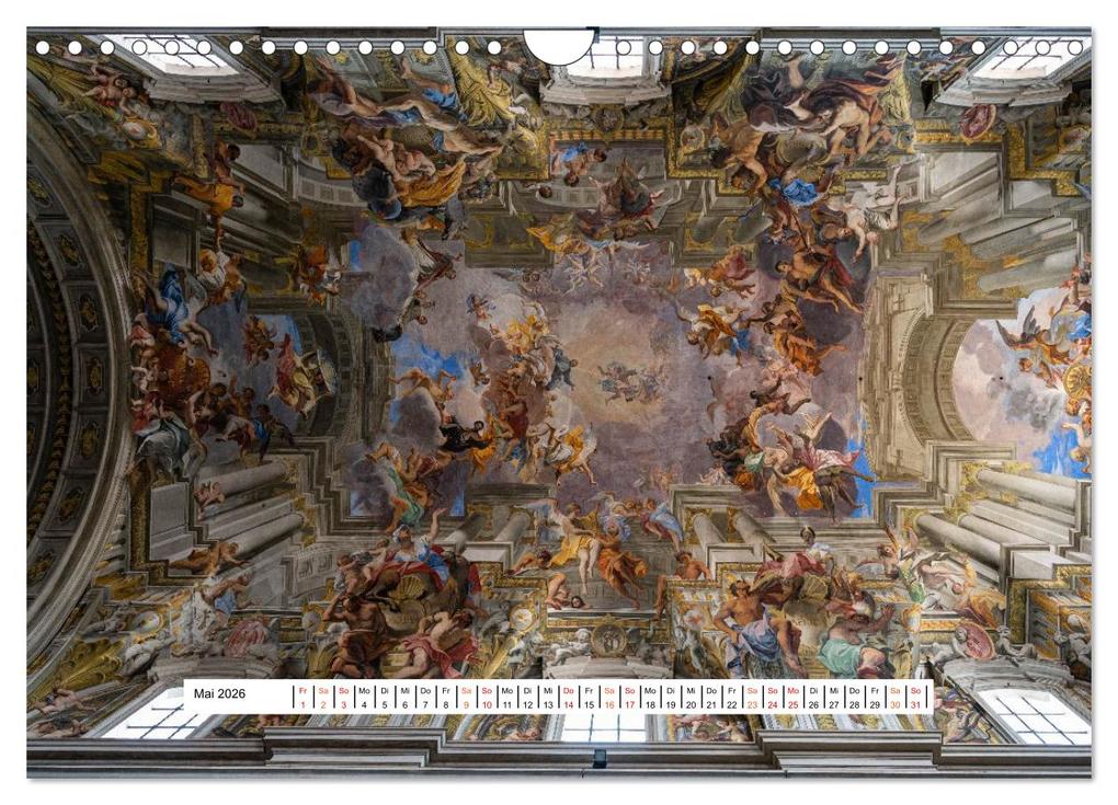 Weitere Ansicht: Gewölbe des Glaubens - Kirchendecken Europas (Wandkalender 2026 DIN A4 quer), CALVENDO Monatskalender | Karsten Rahn, Calvendo