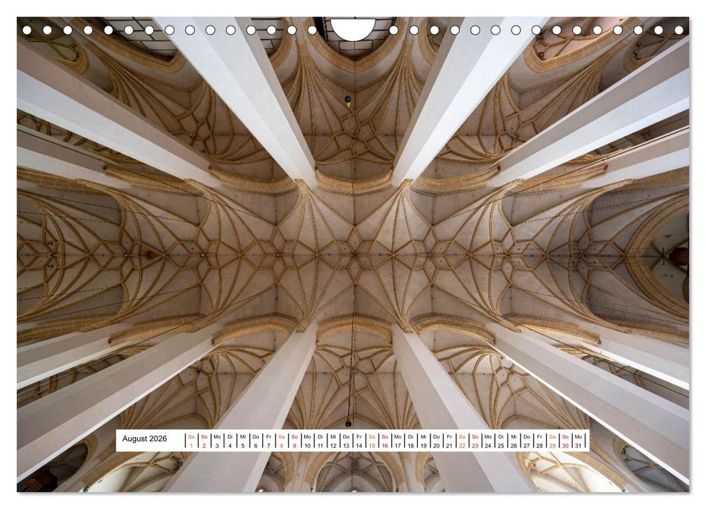 Weitere Ansicht: Gewölbe des Glaubens - Kirchendecken Europas (Wandkalender 2026 DIN A4 quer), CALVENDO Monatskalender | Karsten Rahn, Calvendo
