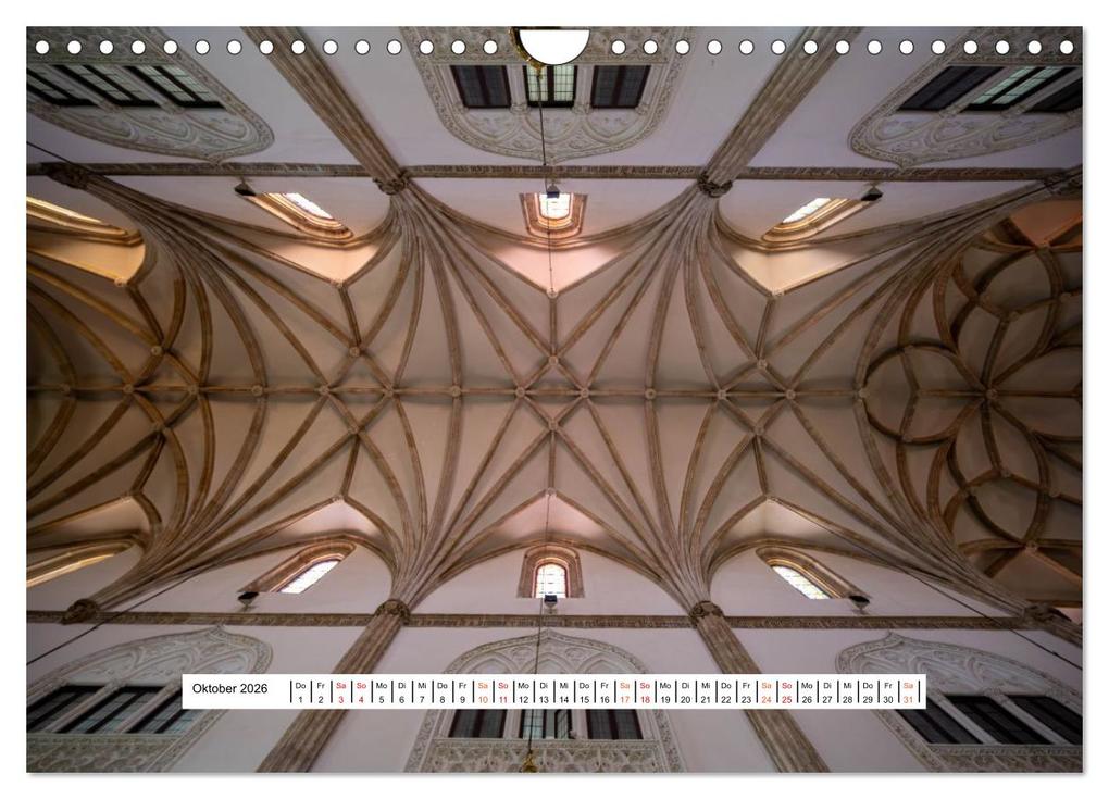 Weitere Ansicht: Gewölbe des Glaubens - Kirchendecken Europas (Wandkalender 2026 DIN A4 quer), CALVENDO Monatskalender | Karsten Rahn, Calvendo