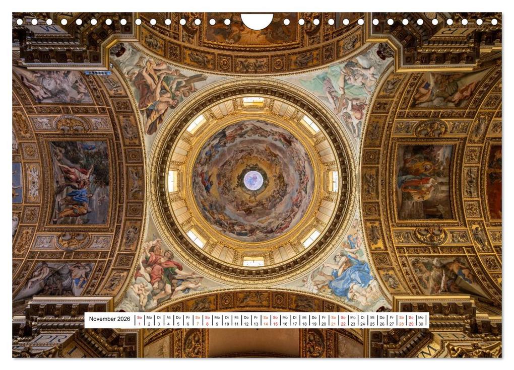Weitere Ansicht: Gewölbe des Glaubens - Kirchendecken Europas (Wandkalender 2026 DIN A4 quer), CALVENDO Monatskalender | Karsten Rahn, Calvendo