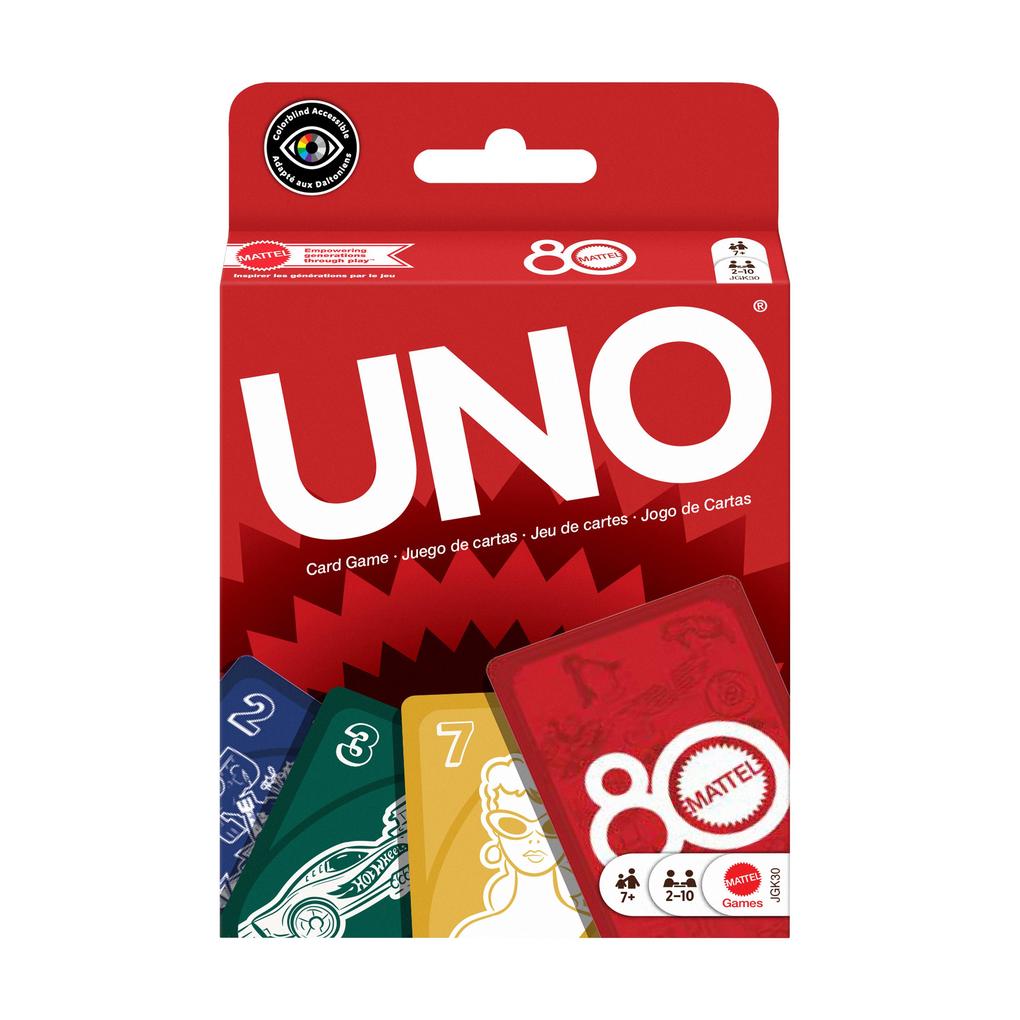 Produktbild: Mattel 80th UNO Ruby Red