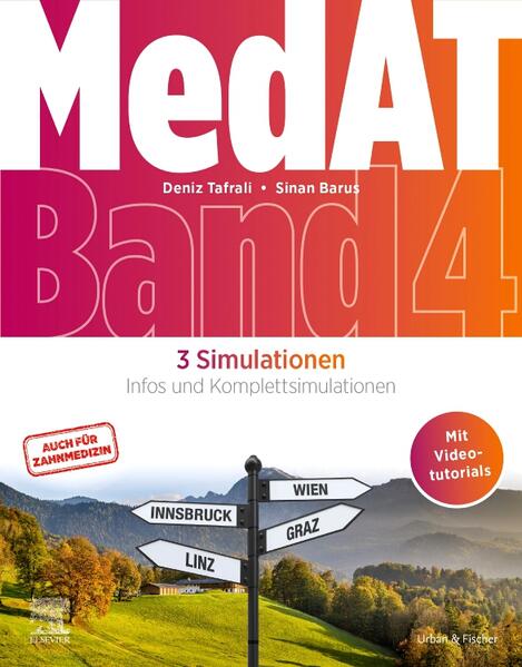 Produktbild: MedAT 3 Simulationen (Band 4) | Sinan Barus, Deniz Tafrali