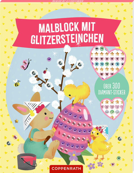 Produktbild: Malblock mit Glitzersteinchen Frohe Ostern
