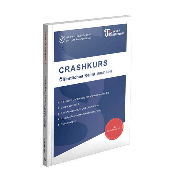 Produktbild: CRASHKURS Öffentliches Recht - Sachsen | Dirk Kues