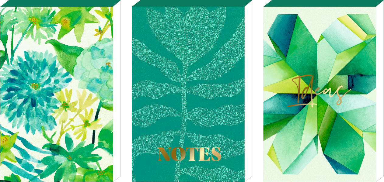 Produktbild: Notizblöckchen - All about green