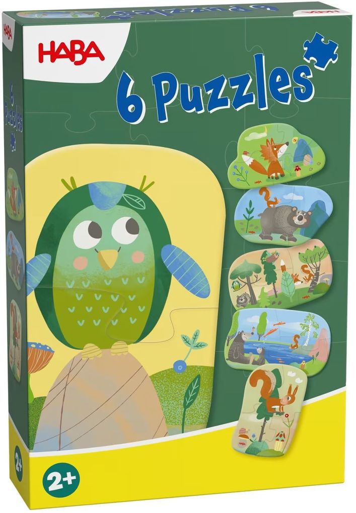 Produktbild: 6 erste Puzzles - Waldtiere