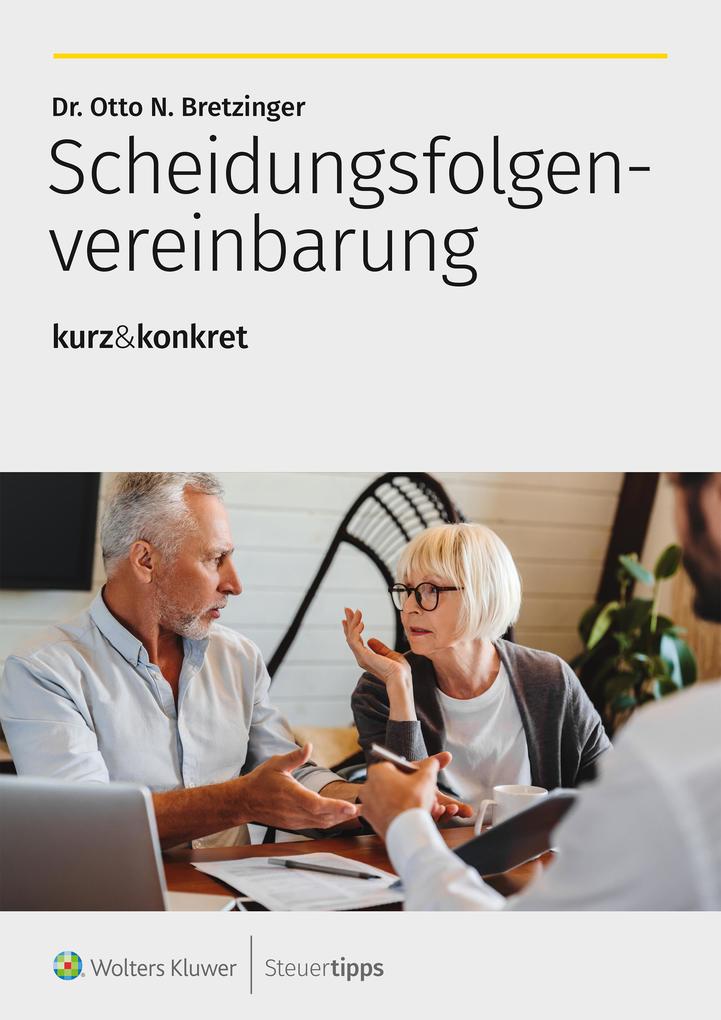 Produktbild: Scheidungsfolgenvereinbarung | Otto N. Bretzinger