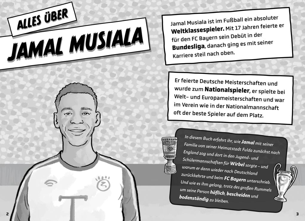 Weitere Ansicht: Mein Fußballheld Jamal Musiala - Seine Geschichte, seine Spiele, seine Rekorde | Florian Kinast
