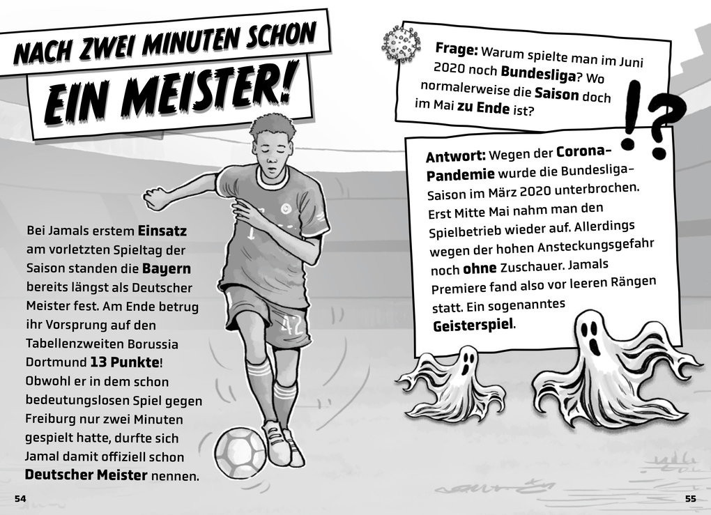 Weitere Ansicht: Mein Fußballheld Jamal Musiala - Seine Geschichte, seine Spiele, seine Rekorde | Florian Kinast