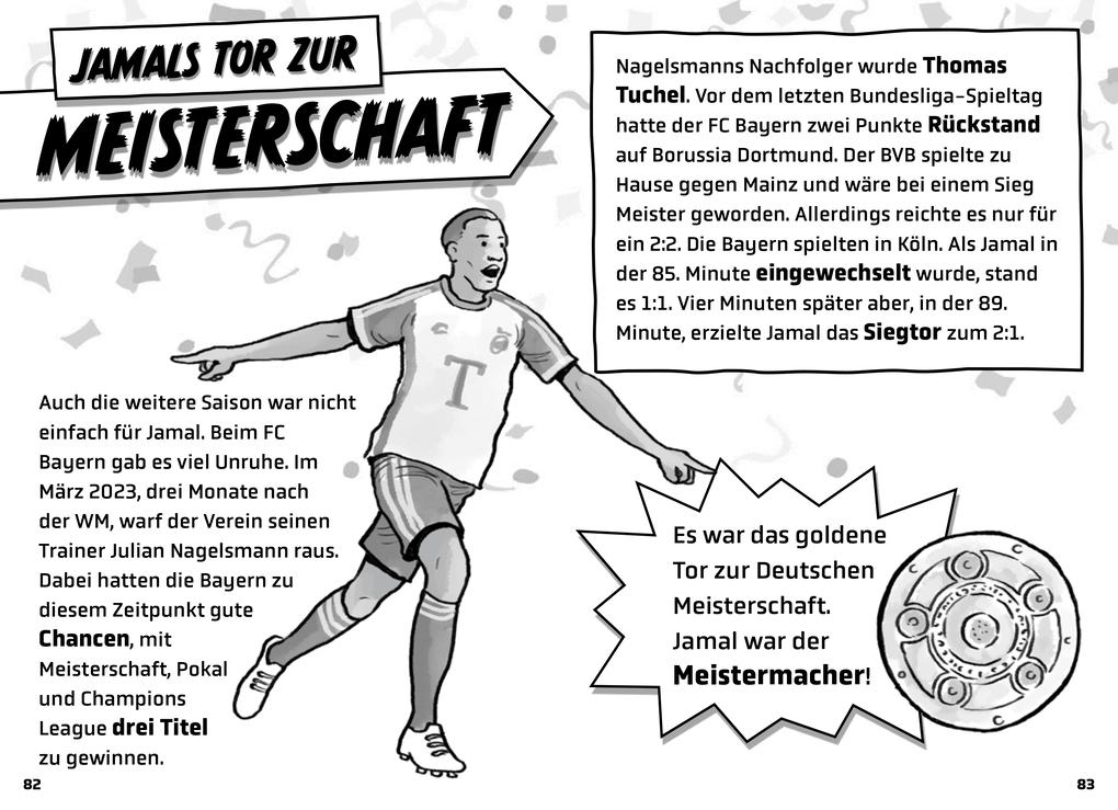 Weitere Ansicht: Mein Fußballheld Jamal Musiala - Seine Geschichte, seine Spiele, seine Rekorde | Florian Kinast