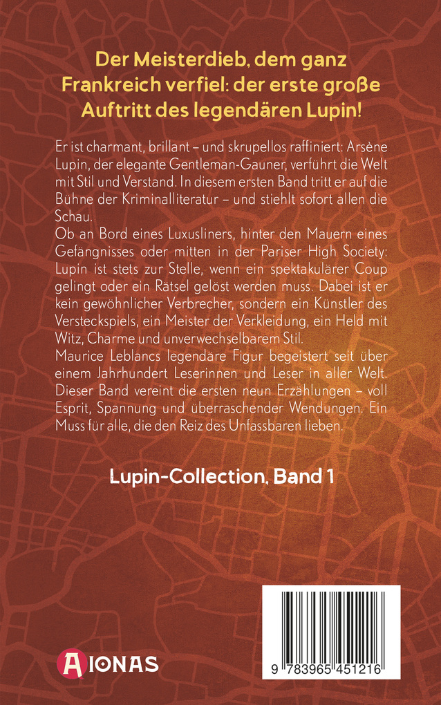 Weitere Ansicht: Arsène Lupin, Gentleman-Gauner. Abenteuergeschichten | Maurice Leblanc