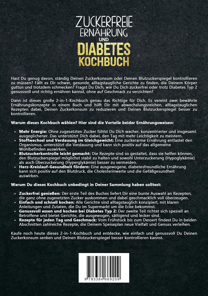 Weitere Ansicht: Zuckerfreie Ernährung und Diabetes Kochbuch | Carina Lehmann