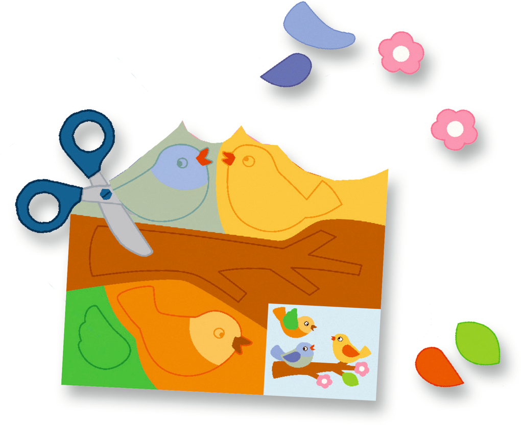 Weitere Ansicht: Mein bunter Frühlings-Bastelblock