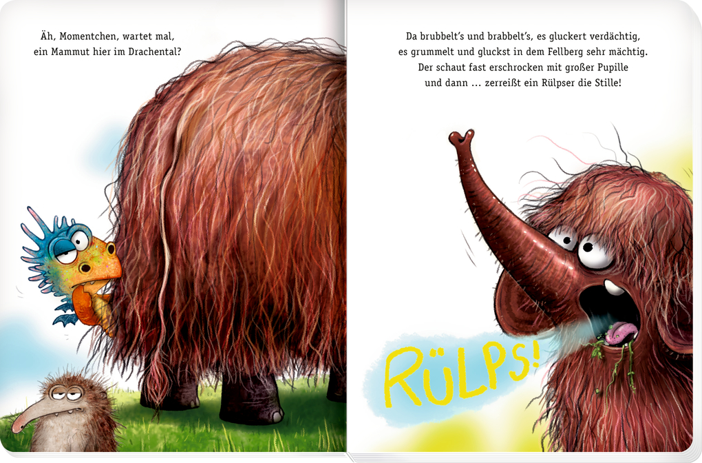 Weitere Ansicht: Furzipups und Rüdiger Rülps-Rüssel (Pappbilderbuch Miniausgabe) | Kai Lüftner