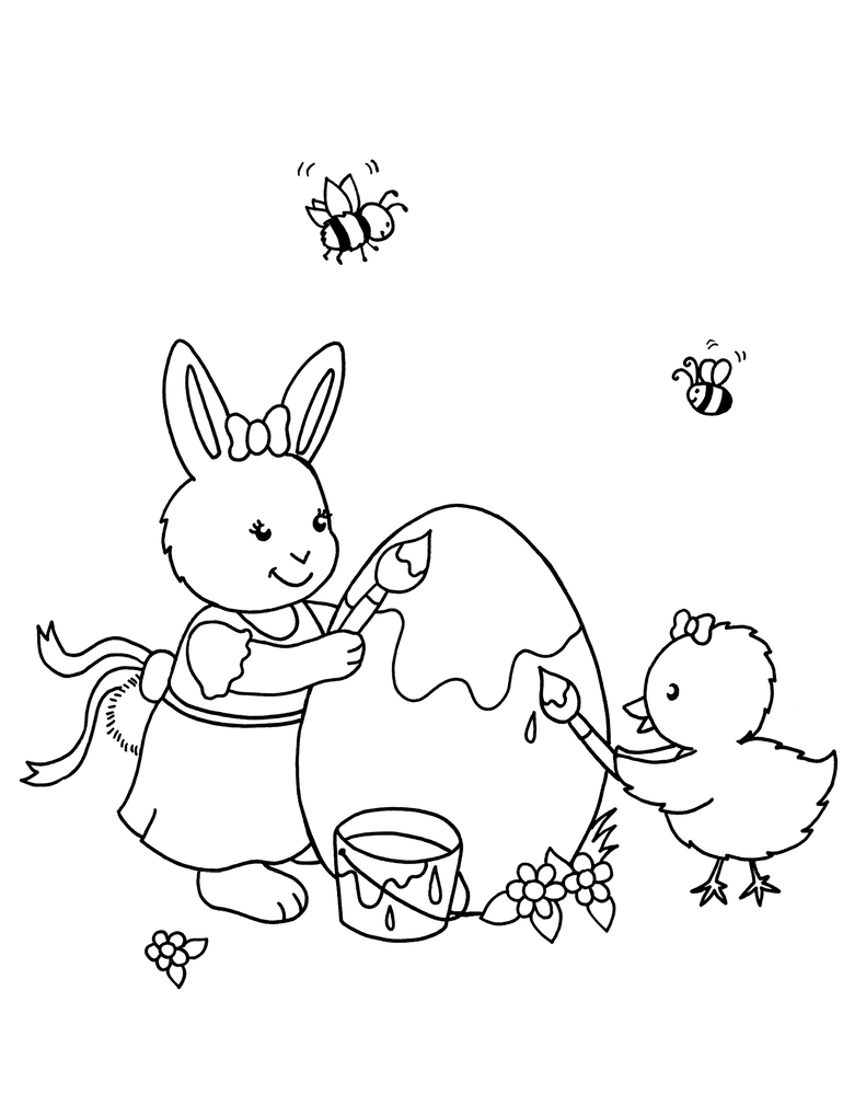 Weitere Ansicht: Malblock mit Glitzersteinchen Frohe Ostern