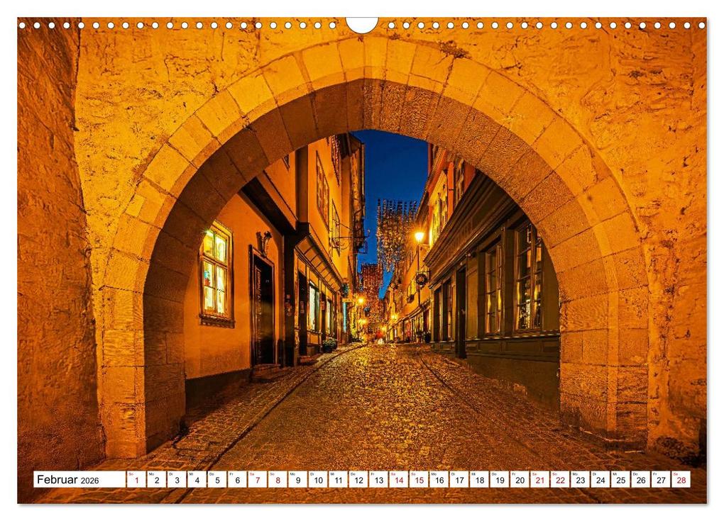 Weitere Ansicht: Rund um die Krämerbrücke - Ein Stück Mittelalter in Erfurt (Wandkalender 2026 DIN A3 quer), CALVENDO Monatskalender | Sigrid Starick, Calvendo