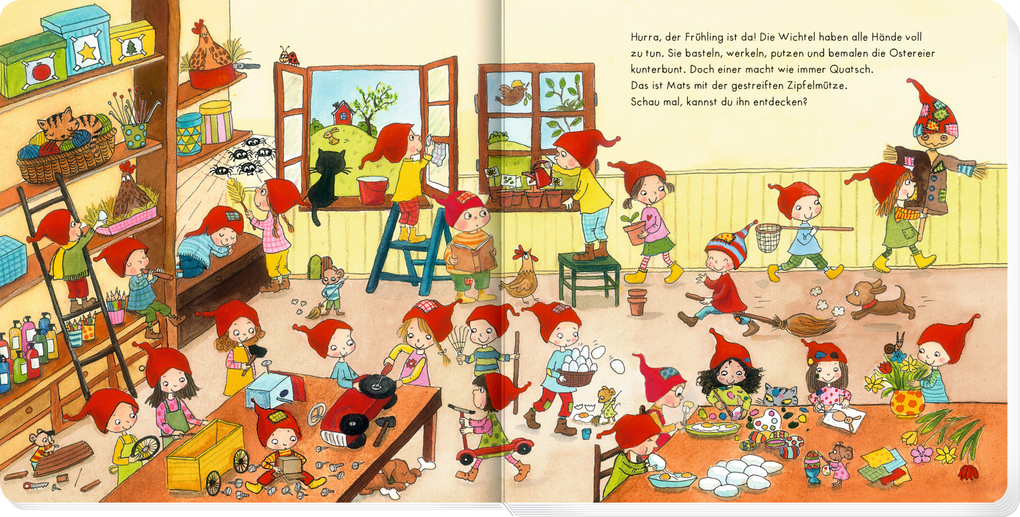 Weitere Ansicht: Mein Frühlingswichtel-Wimmelbuch