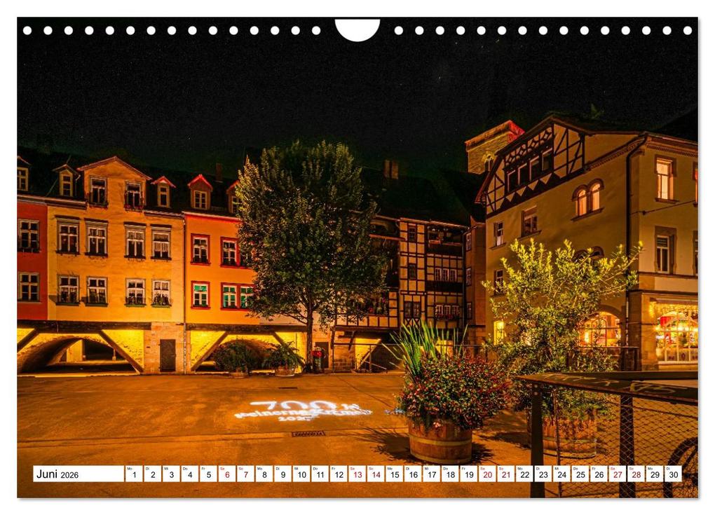 Weitere Ansicht: Rund um die Krämerbrücke - Ein Stück Mittelalter in Erfurt (Wandkalender 2026 DIN A4 quer), CALVENDO Monatskalender | Sigrid Starick, Calvendo