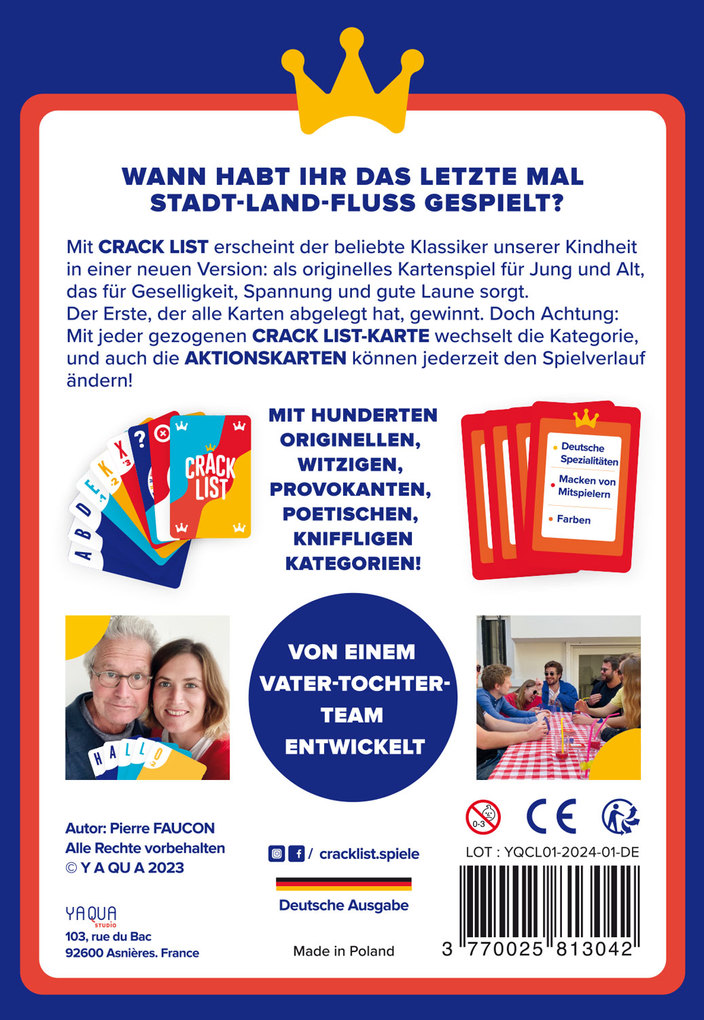 Weitere Ansicht: Crack List | Pierre Faucon, Charlotte Faucon