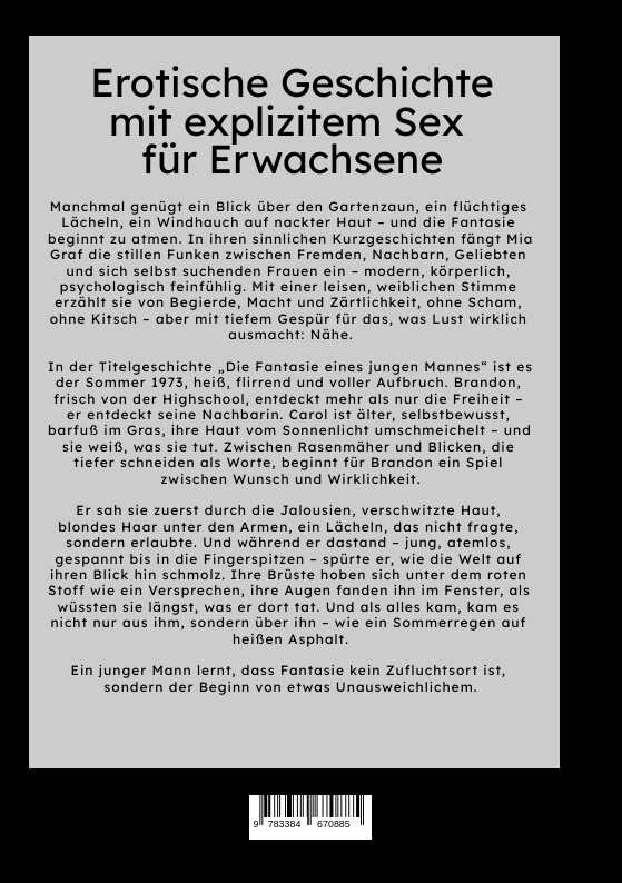 Weitere Ansicht: Die Fantasie eines jungen Mannes | Mia Graf