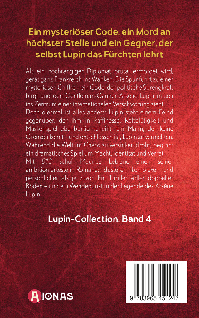 Weitere Ansicht: Lupin. 813. Detektivroman. Maurice Leblanc | Maurice Leblanc