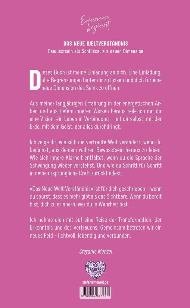 Weitere Ansicht: Das neue Weltverständnis | Stefanie Menzel
