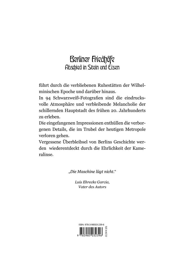 Weitere Ansicht: Berliner Friedhöfe | Fernando Ehrecke Lührs