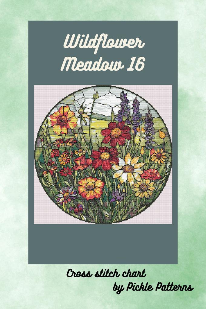 Produktbild: Wildflower Meadow 16 (Stained Glass Plants) | Pickle Patterns