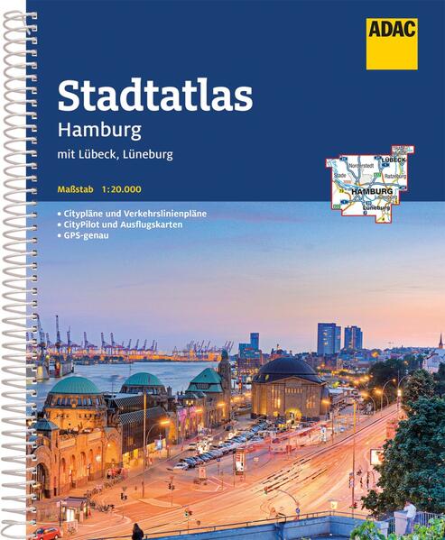Produktbild: ADAC Stadtatlas Hamburg 1:20.000
