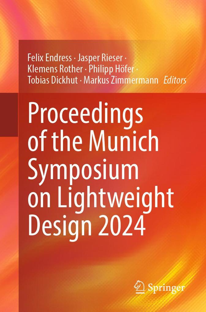 Produktbild: Proceedings of the Munich Symposium on Lightweight Design 2024