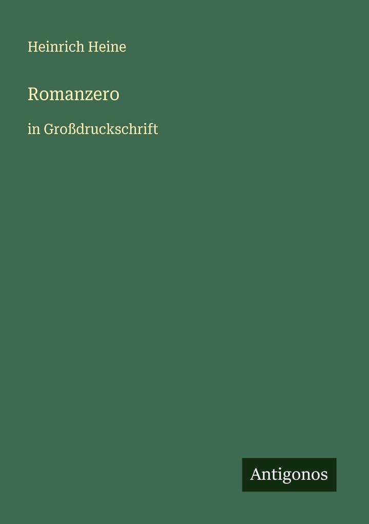 Produktbild: Romanzero | Heinrich Heine
