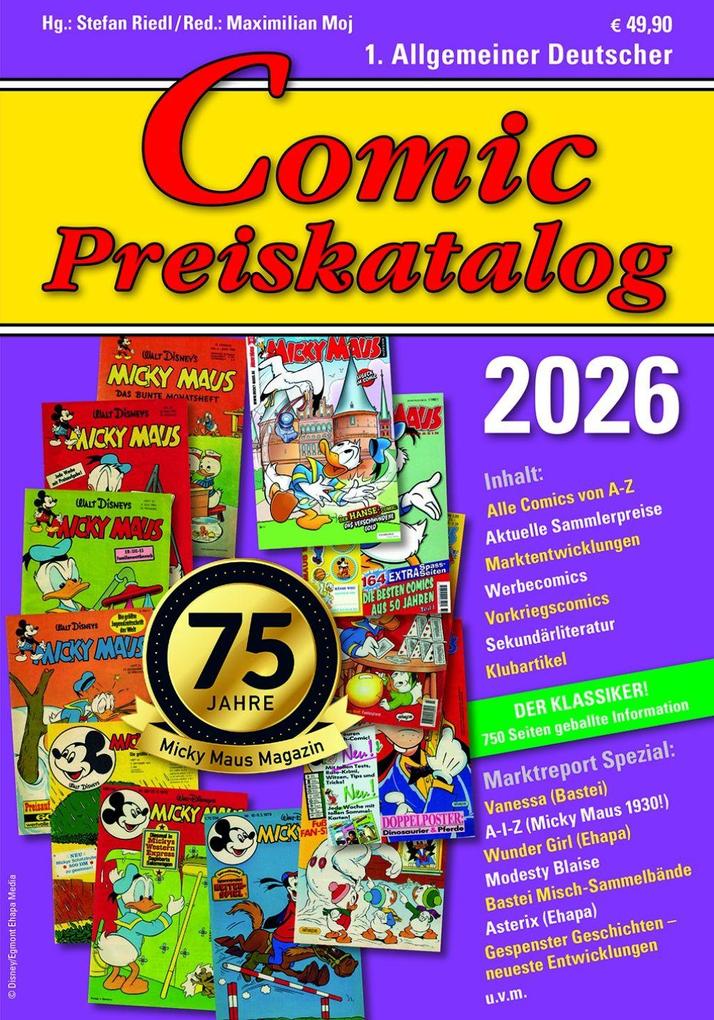 Produktbild: Comic Preiskatalog 2026 HC | Stefan Riedl