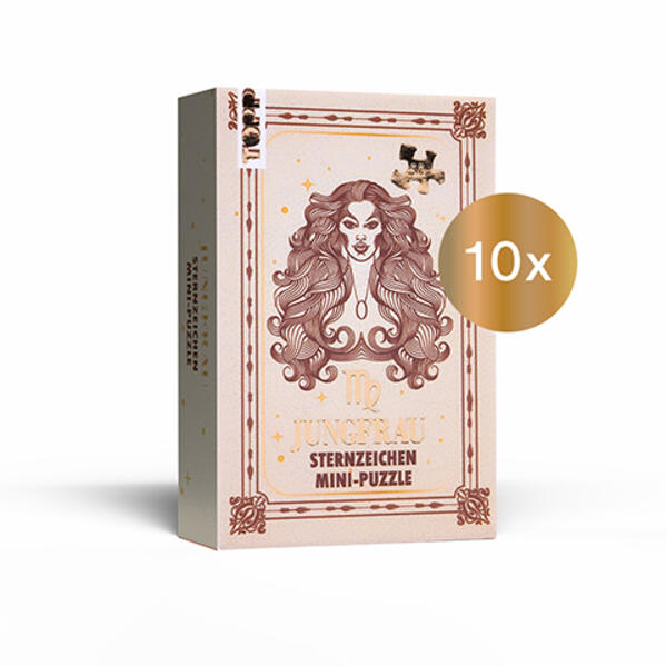 Produktbild: Nachfüllset: Sternzeichen Mini-Puzzle Jungfrau 10 St.