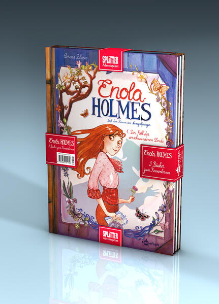Produktbild: Enola Holmes Adventspaket: Die ersten drei Abenteuer der Detektivin | Serena Blasco