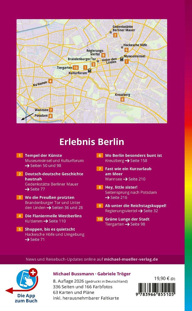Weitere Ansicht: MICHAEL MÜLLER Reiseführer Berlin MM-City | Gabriele Tröger, Michael Bussmann