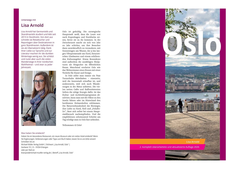 Weitere Ansicht: MICHAEL MÜLLER REISEFÜHRER Oslo MM-City | Lisa Arnold