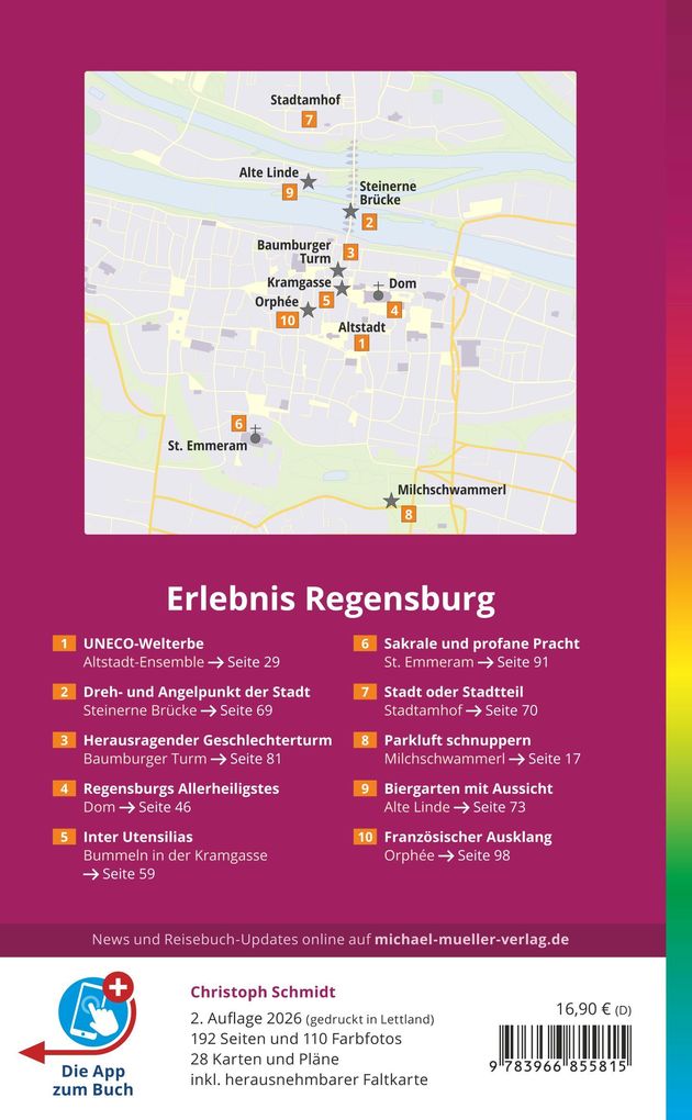 Weitere Ansicht: MICHAEL MÜLLER Reiseführer Regensburg MM-City | Christoph Schmidt