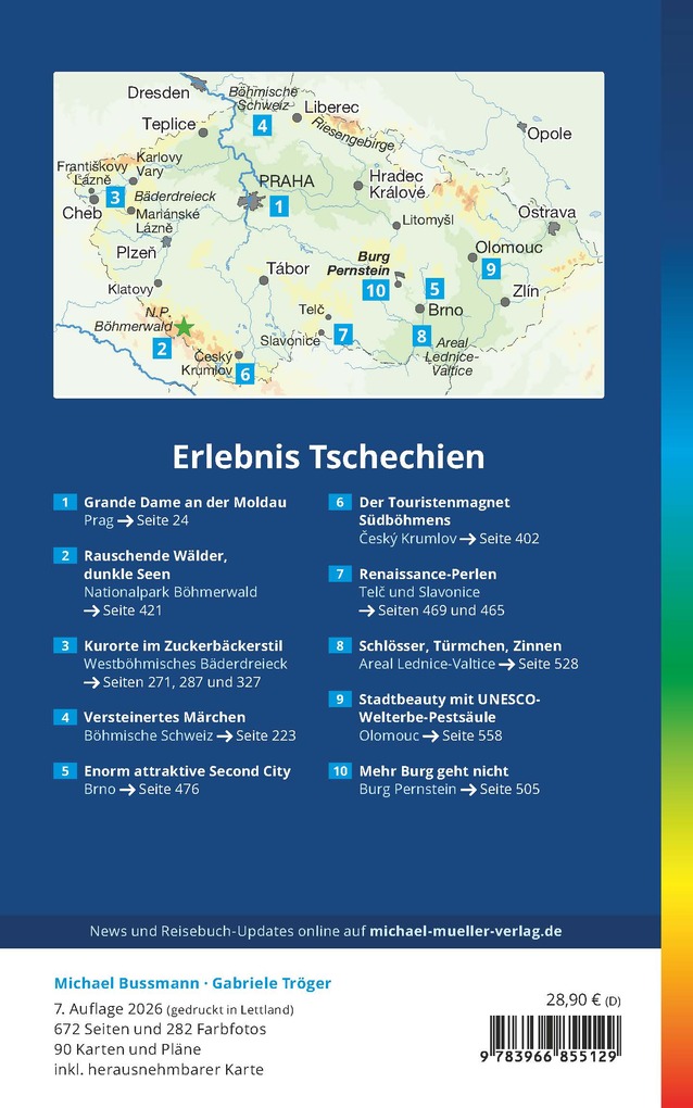 Weitere Ansicht: MICHAEL MÜLLER REISEFÜHRER Tschechien | Michael Bussmann, Gabriele Tröger