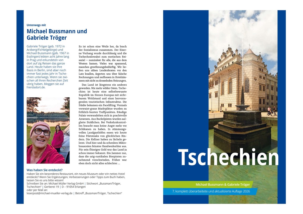 Weitere Ansicht: MICHAEL MÜLLER REISEFÜHRER Tschechien | Michael Bussmann, Gabriele Tröger