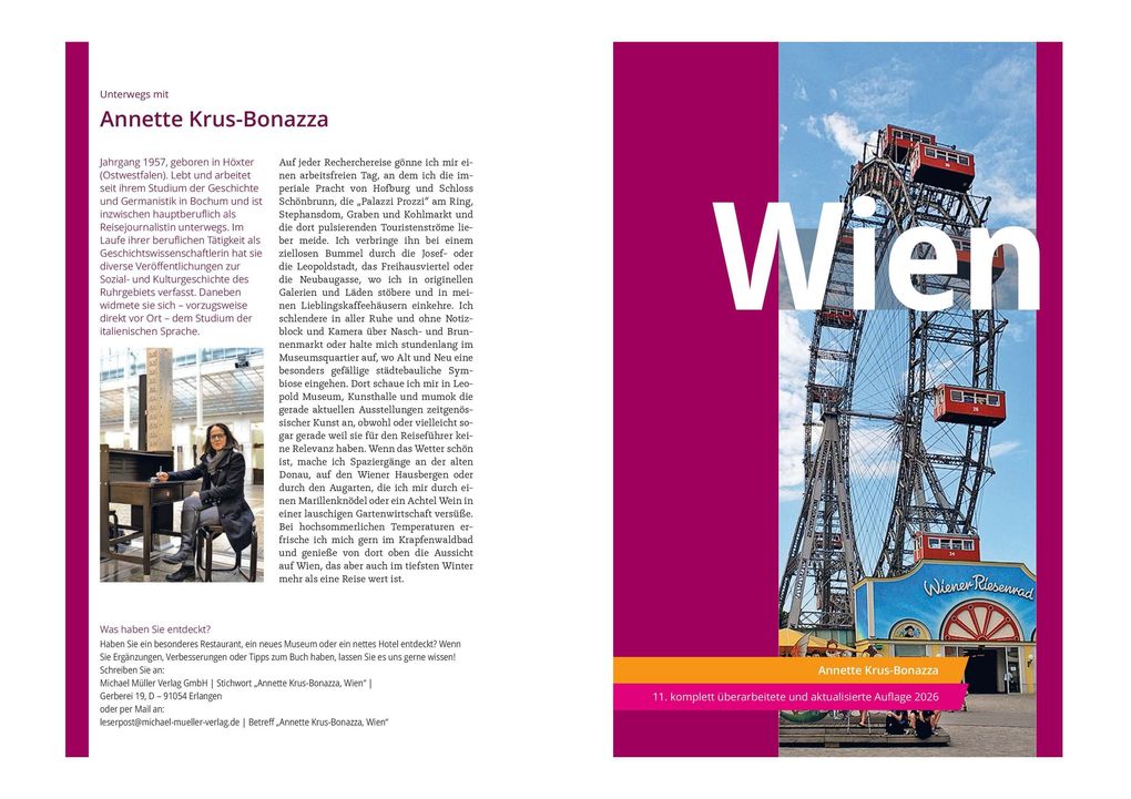 Weitere Ansicht: MICHAEL MÜLLER Reiseführer Wien MM-City | Annette Krus-Bonazza