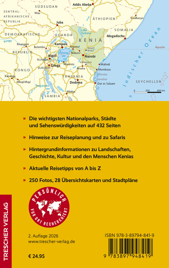 Weitere Ansicht: TRESCHER Reiseführer Kenia | Tatjana Singh