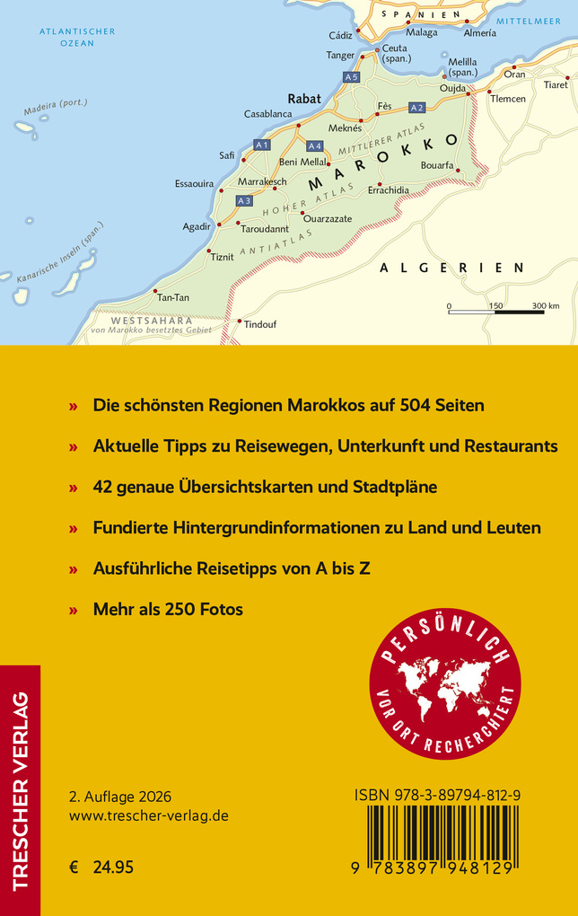 Weitere Ansicht: TRESCHER Reiseführer Marokko | Heike Bentheimer