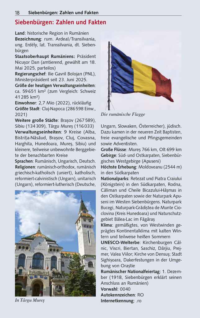 Weitere Ansicht: TRESCHER Reiseführer Siebenbürgen | Birgitta Gabriela Hannover Moser