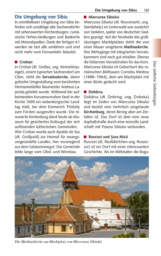 Weitere Ansicht: TRESCHER Reiseführer Siebenbürgen | Birgitta Gabriela Hannover Moser