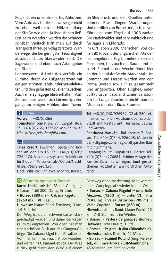 Weitere Ansicht: TRESCHER Reiseführer Siebenbürgen | Birgitta Gabriela Hannover Moser