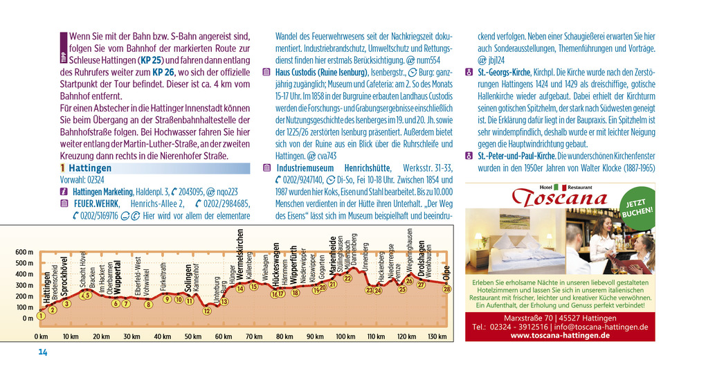 Weitere Ansicht: Bahntrassen- und Fluss-Radwege Bergisches Land