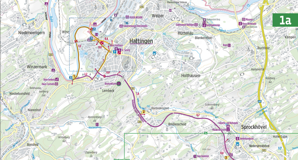 Weitere Ansicht: Bahntrassen- und Fluss-Radwege Bergisches Land