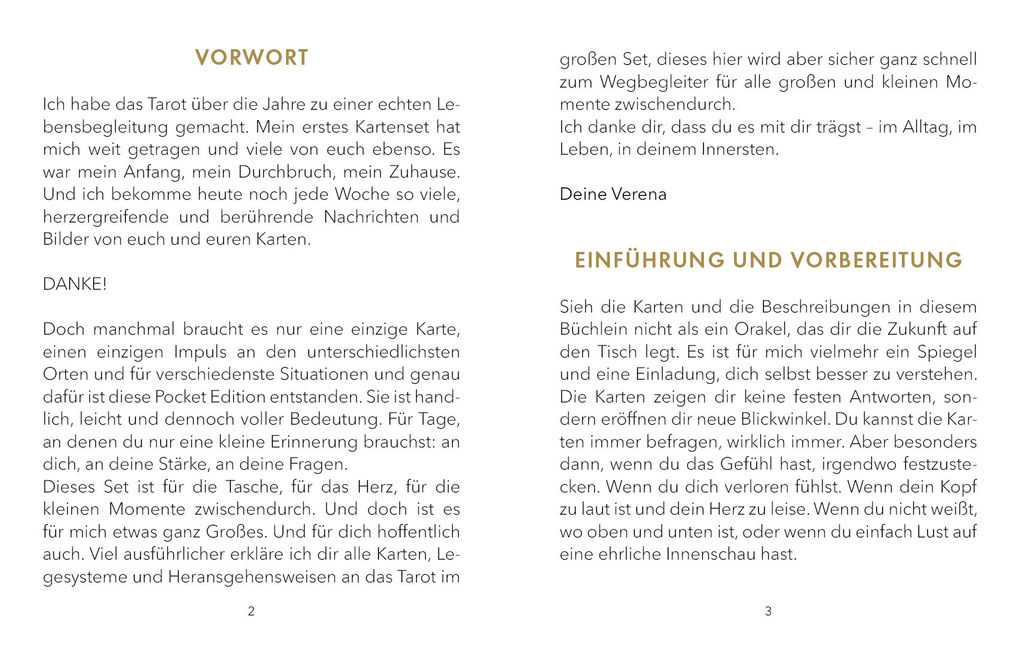 Weitere Ansicht: Tarotkarten Pocket Edition | Verena Klindert