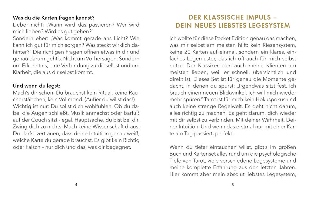 Weitere Ansicht: Tarotkarten Pocket Edition | Verena Klindert